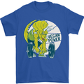 Vegan Power Gym Bodybuilding Vegetarian Mens T-Shirt 100% Cotton Royal Blue