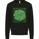 Vegan Power Kids Sweatshirt Jumper Black