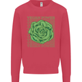 Vegan Power Kids Sweatshirt Jumper Heliconia