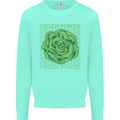 Vegan Power Kids Sweatshirt Jumper Peppermint