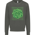 Vegan Power Kids Sweatshirt Jumper Storm Grey
