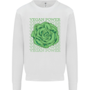 Vegan Power Kids Sweatshirt Jumper White