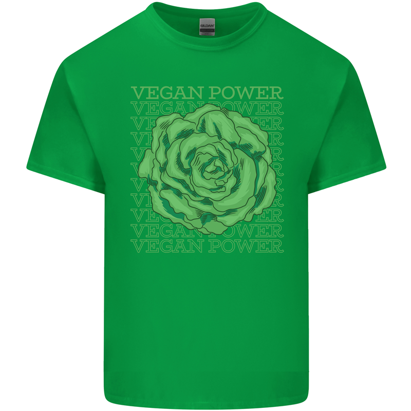 Vegan Power Kids T-Shirt Childrens Irish Green