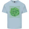 Vegan Power Kids T-Shirt Childrens Light Blue