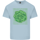 Vegan Power Kids T-Shirt Childrens Light Blue