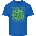 Vegan Power Kids T-Shirt Childrens Royal Blue