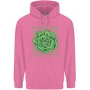 Vegan Power Mens 80% Cotton Hoodie Azelea