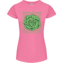 Vegan Power Womens Petite Cut T-Shirt Azalea