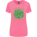 Vegan Power Womens Wider Cut T-Shirt Azalea