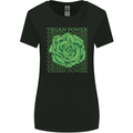 Vegan Power Womens Wider Cut T-Shirt Black