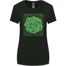 Vegan Power Womens Wider Cut T-Shirt Black