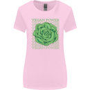 Vegan Power Womens Wider Cut T-Shirt Light Pink
