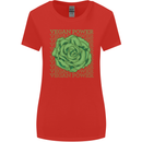 Vegan Power Womens Wider Cut T-Shirt Red