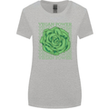 Vegan Power Womens Wider Cut T-Shirt Sports Grey