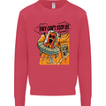 Vegan UFO Funny Vegetarian Alien Kids Sweatshirt Jumper Heliconia