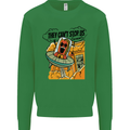 Vegan UFO Funny Vegetarian Alien Kids Sweatshirt Jumper Irish Green