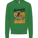 Vegan UFO Funny Vegetarian Alien Kids Sweatshirt Jumper Irish Green