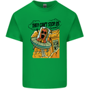 Vegan UFO Funny Vegetarian Alien Mens Cotton T-Shirt Tee Top Irish Green