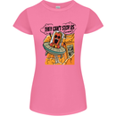 Vegan UFO Funny Vegetarian Alien Womens Petite Cut T-Shirt Azalea