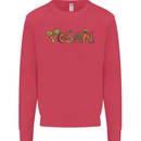 Vegan Vegetables Kids Sweatshirt Jumper Heliconia