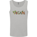 Vegan Vegetables Mens Vest Tank Top Sports Grey