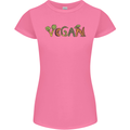 Vegan Vegetables Womens Petite Cut T-Shirt Azalea