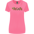 Vegan Vegetables Womens Wider Cut T-Shirt Azalea