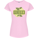 Vegan Womens Petite Cut T-Shirt Light Pink