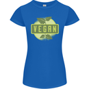 Vegan Womens Petite Cut T-Shirt Royal Blue