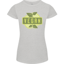 Vegan Womens Petite Cut T-Shirt Sports Grey