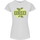 Vegan Womens Petite Cut T-Shirt White