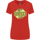 Vegan Womens Wider Cut T-Shirt Red