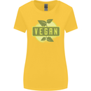 Vegan Womens Wider Cut T-Shirt Yellow