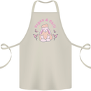 Vegan & Chill Meditation Yoga Spiritual Cotton Apron 100% Organic Natural