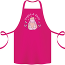 Vegan & Chill Meditation Yoga Spiritual Cotton Apron 100% Organic Pink
