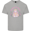 Vegan & Chill Meditation Yoga Spiritual Kids T-Shirt Childrens Sports Grey