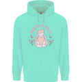 Vegan & Chill Meditation Yoga Spiritual Mens 80% Cotton Hoodie Peppermint