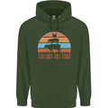 Vegetarian Animals Friends Not Food Vegan 2 Childrens Kids Hoodie Forest Green