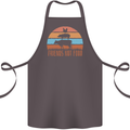 Vegetarian Animals Friends Not Food Vegan 2 Cotton Apron 100% Organic Dark Grey