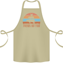 Vegetarian Animals Friends Not Food Vegan 2 Cotton Apron 100% Organic Khaki