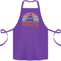 Vegetarian Animals Friends Not Food Vegan 2 Cotton Apron 100% Organic Purple