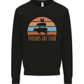 Vegetarian Animals Friends Not Food Vegan 2 Kids Sweatshirt Jumper Black