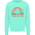 Vegetarian Animals Friends Not Food Vegan 2 Kids Sweatshirt Jumper Peppermint