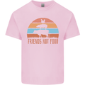 Vegetarian Animals Friends Not Food Vegan 2 Kids T-Shirt Childrens Light Pink