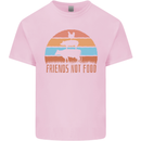 Vegetarian Animals Friends Not Food Vegan 2 Kids T-Shirt Childrens Light Pink