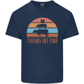 Vegetarian Animals Friends Not Food Vegan 2 Kids T-Shirt Childrens Navy Blue