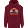Vegetarian Animals Friends Not Food Vegan 2 Mens 80% Cotton Hoodie Maroon