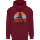 Vegetarian Animals Friends Not Food Vegan 2 Mens 80% Cotton Hoodie Maroon