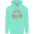 Vegetarian Animals Friends Not Food Vegan 2 Mens 80% Cotton Hoodie Peppermint