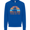 Vegetarian Animals Friends Not Food Vegan 2 Mens Sweatshirt Jumper Royal Blue